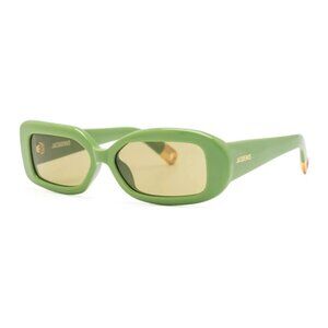 NEW JACQUEMUS SUNGLASSES, GREEN WOMEN EYEWEAR JACQUEMUS ROND CARRE JAC/11 C3